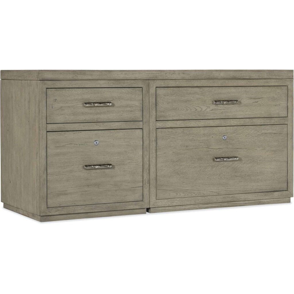 Linville Falls Credenza - 60in Top-Small File and Lateral File