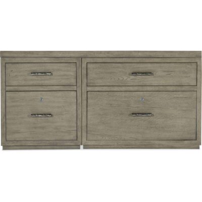 Linville Falls Credenza - 60in Top-Small File and Lateral File 6150-10950-85 6150 10950 85 straight silo