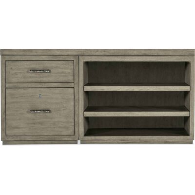 Linville Falls Credenza - 60in Top-Small File and Open 6150-10951-85 6150 10951 85 straight silo