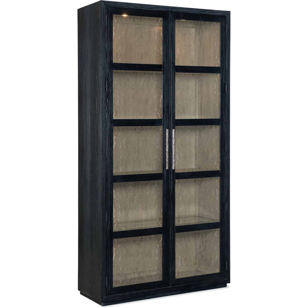 Linville Falls Shou Sugi Ban Curio Cabinet