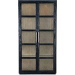 Linville Falls Shou Sugi Ban Curio Cabinet 14 Linville Falls Shou Sugi Ban Curio Cabinet 6150-75906-99 6150 75906 99 straight silo