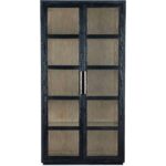 Linville Falls Shou Sugi Ban Curio Cabinet 15 Linville Falls Shou Sugi Ban Curio Cabinet 6150-75906-99 6150 75906 99 straight silo2