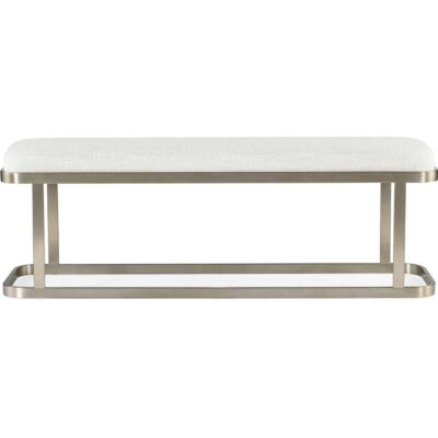 Linville Falls River Branch Upholstered Bench 6150-90019-95 6150 90019 95 straight silo