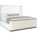Linville Falls Boones Queen Upholstered Shelter Bed 6150-90450-85 6150 90452 85 silo