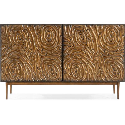 Melange Fingerprints Two Door Credenza 628-50216-15 628 50216 99 straight silo