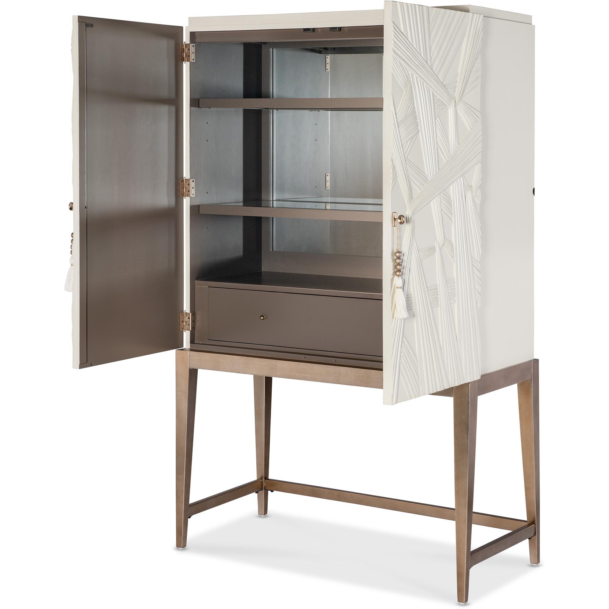 Melange Dream Weaver Bar Cabinet 3 Melange Dream Weaver Bar Cabinet - Image 3