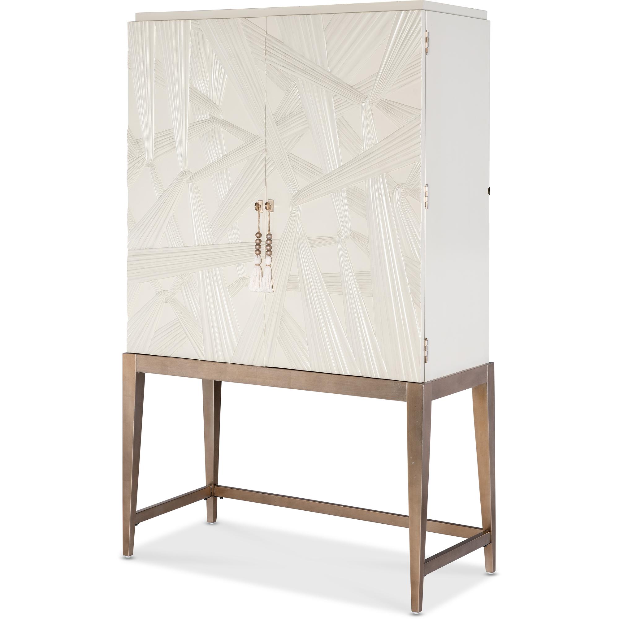 Melange Dream Weaver Bar Cabinet 4 Melange Dream Weaver Bar Cabinet - Image 4