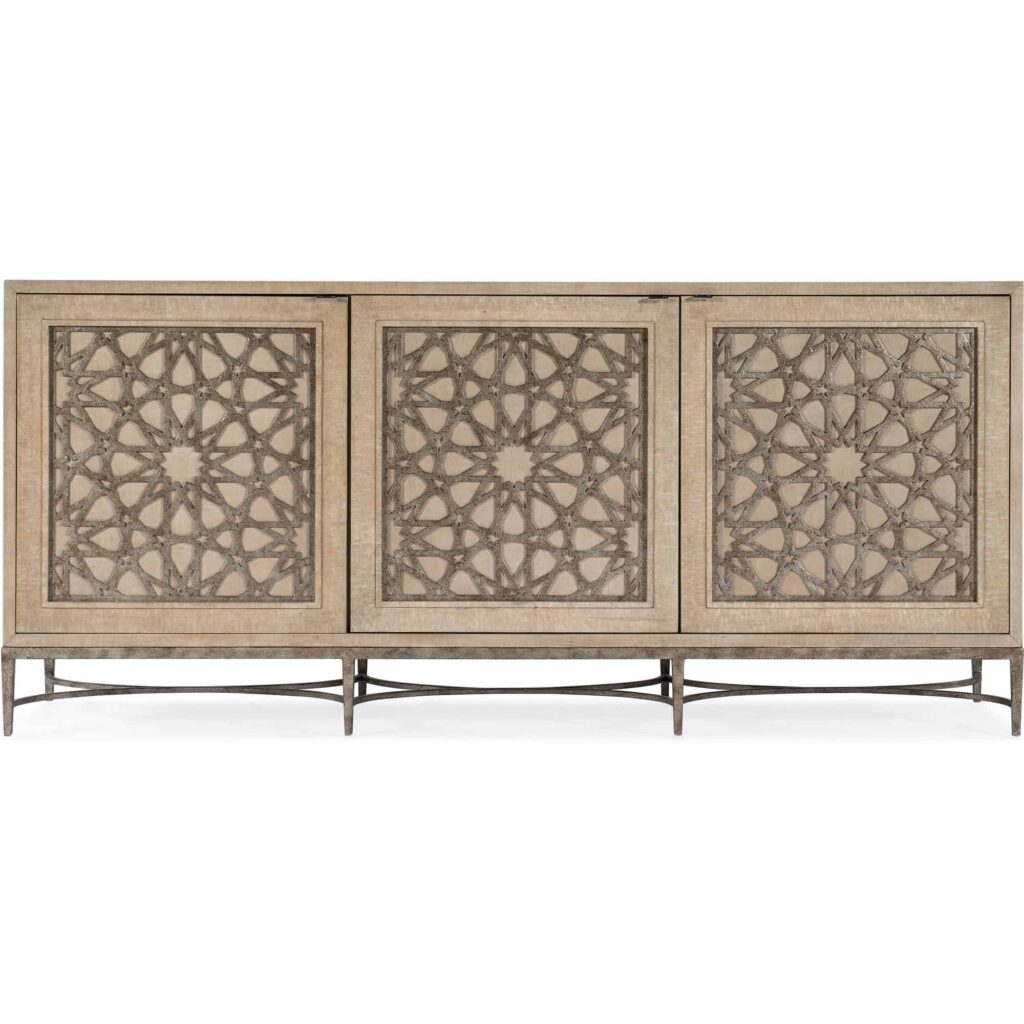 Melange Suzani Three Door Entertainment Console - Image 3