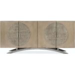 Melange Nolita Four Door Entertainment Console 628-55034-15 628 55034 15 straight silo