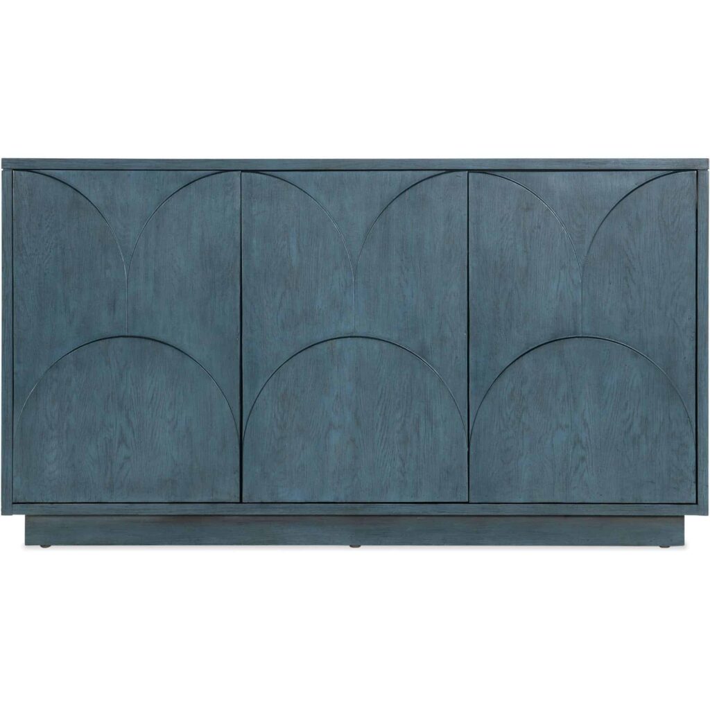 Melange Round Valley Three Door Entertainment Credenza - Image 3