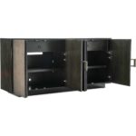 Melange Asher Four Door Entertainment Credenza 6 Melange Asher Four Door Entertainment Credenza 628-55055-89 628 55055 89 open silo