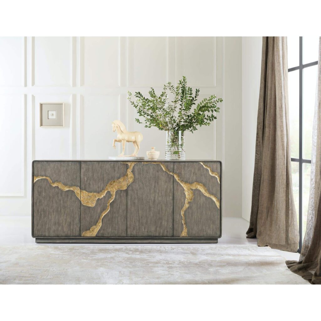 Melange Fissured Entertainment Credenza - Image 6