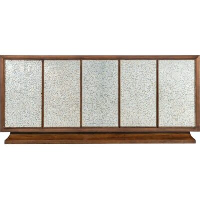 Melange Lloyds Leopard Entertainment Credenza 628-55071-89 628 55071 89 straight silo