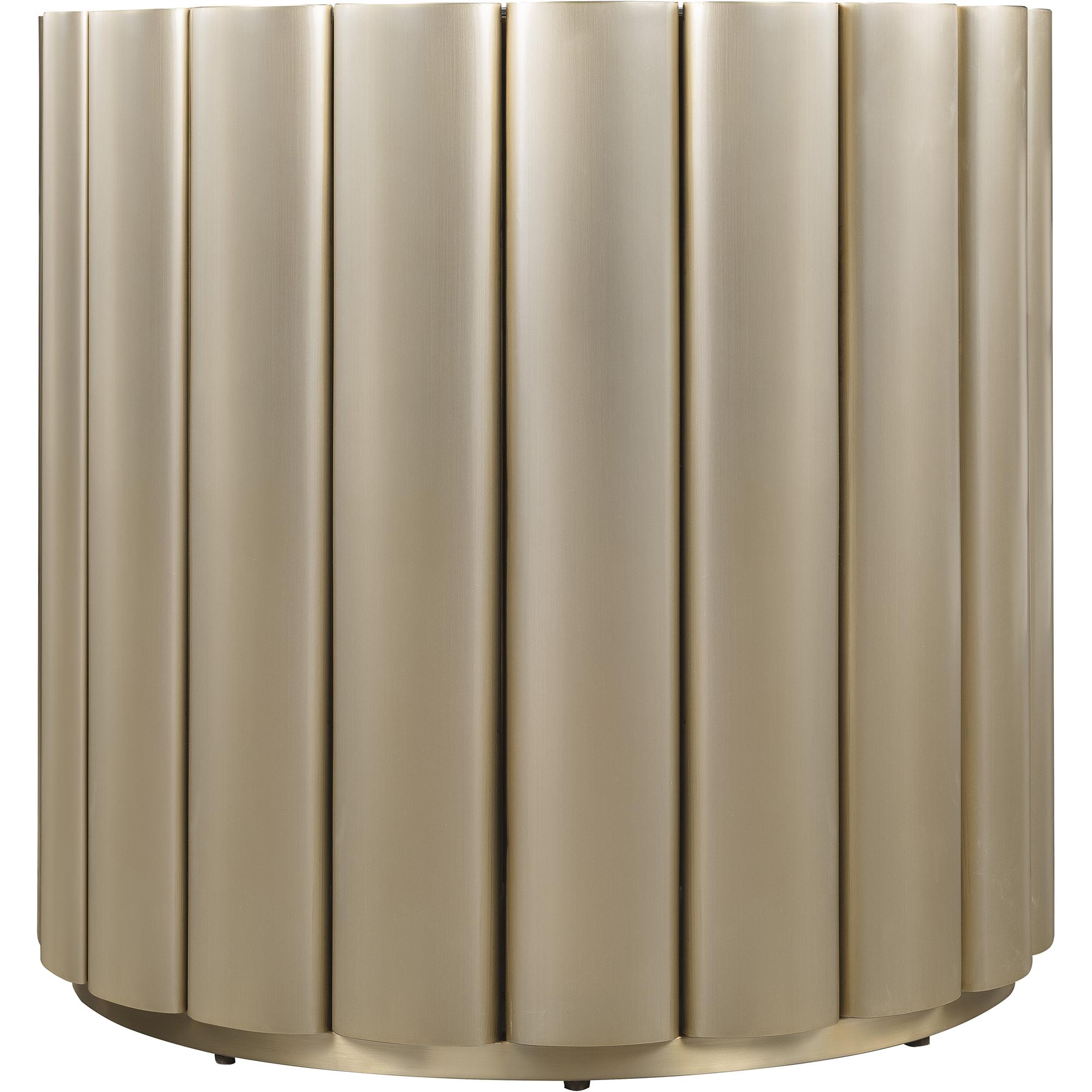 Melange Time Flies End Table