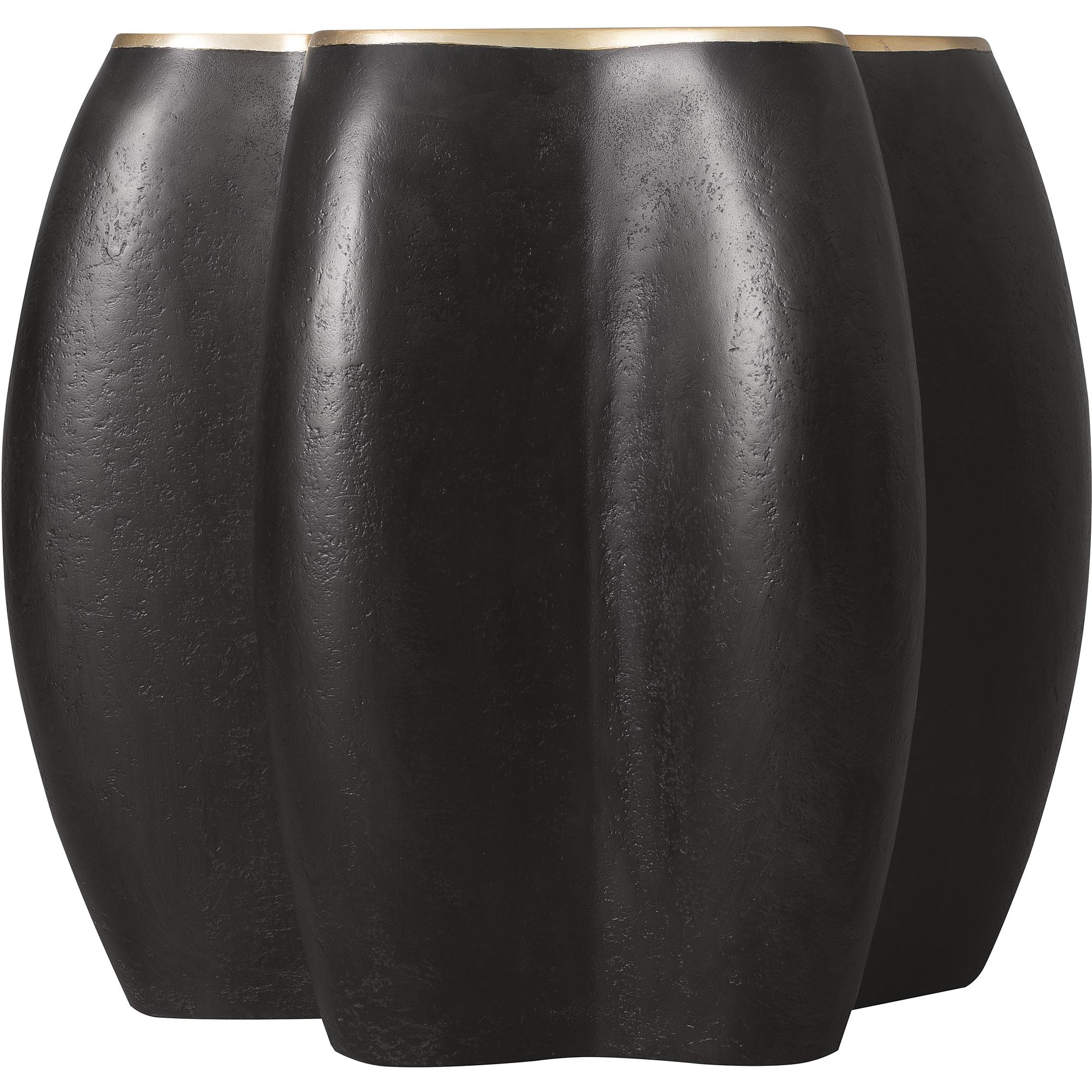 Melange Even and Flow Round End Table