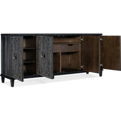 Melange 81.5'' Wide 2 Drawer Credenza GCSR4627 628 85104 99 open silo