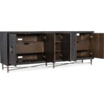 Melange Keenan Five Door Credenza 6 Melange Keenan Five Door Credenza 628-85106-96 628 85106 96 open silo