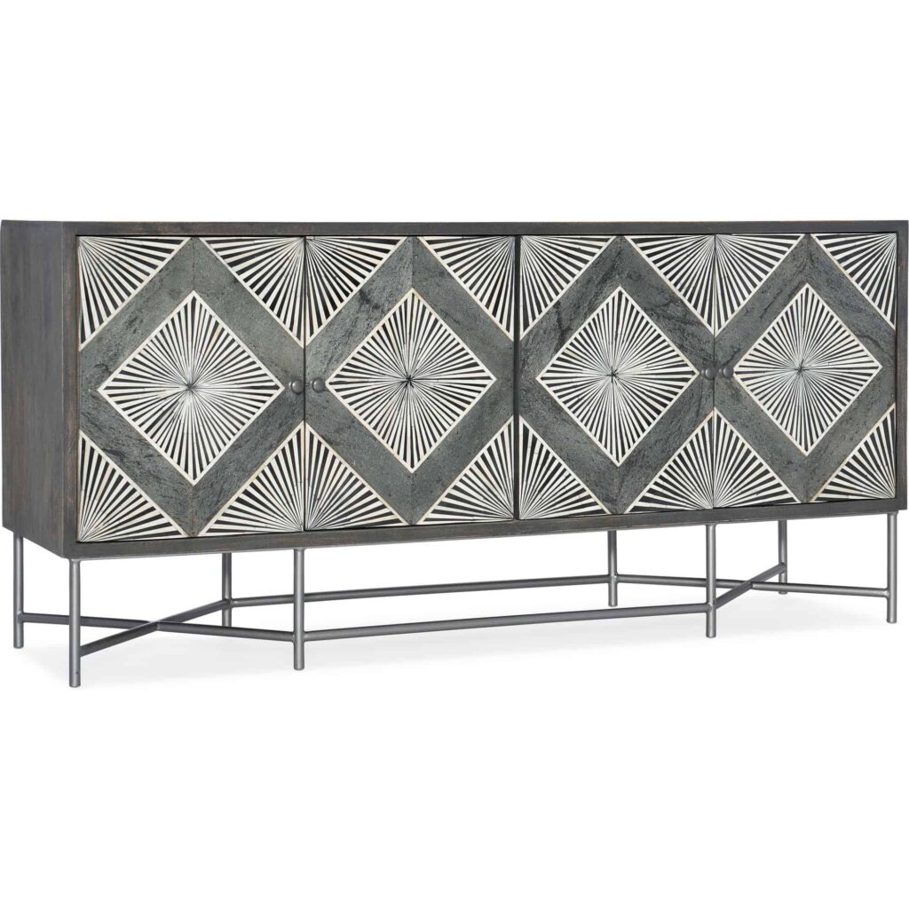 Melange Hawthorne Four Door Credenza