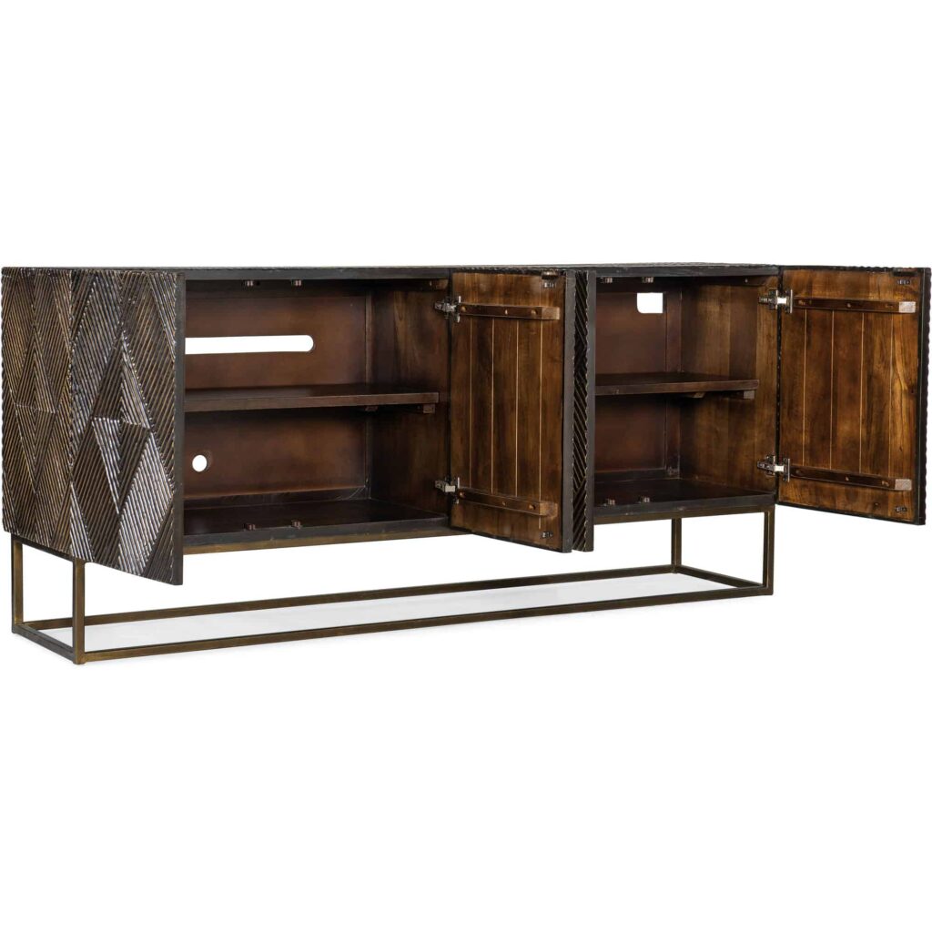 Melange Marcellus Four Door Credenza - Image 3