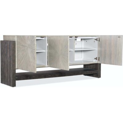 Melange Ground Perspective Credenza 628-85170-95 628 85170 95 open silo