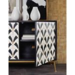Melange Renee Credenza 12 Melange Renee Credenza 628-85718-99 628 85718 99 detail2