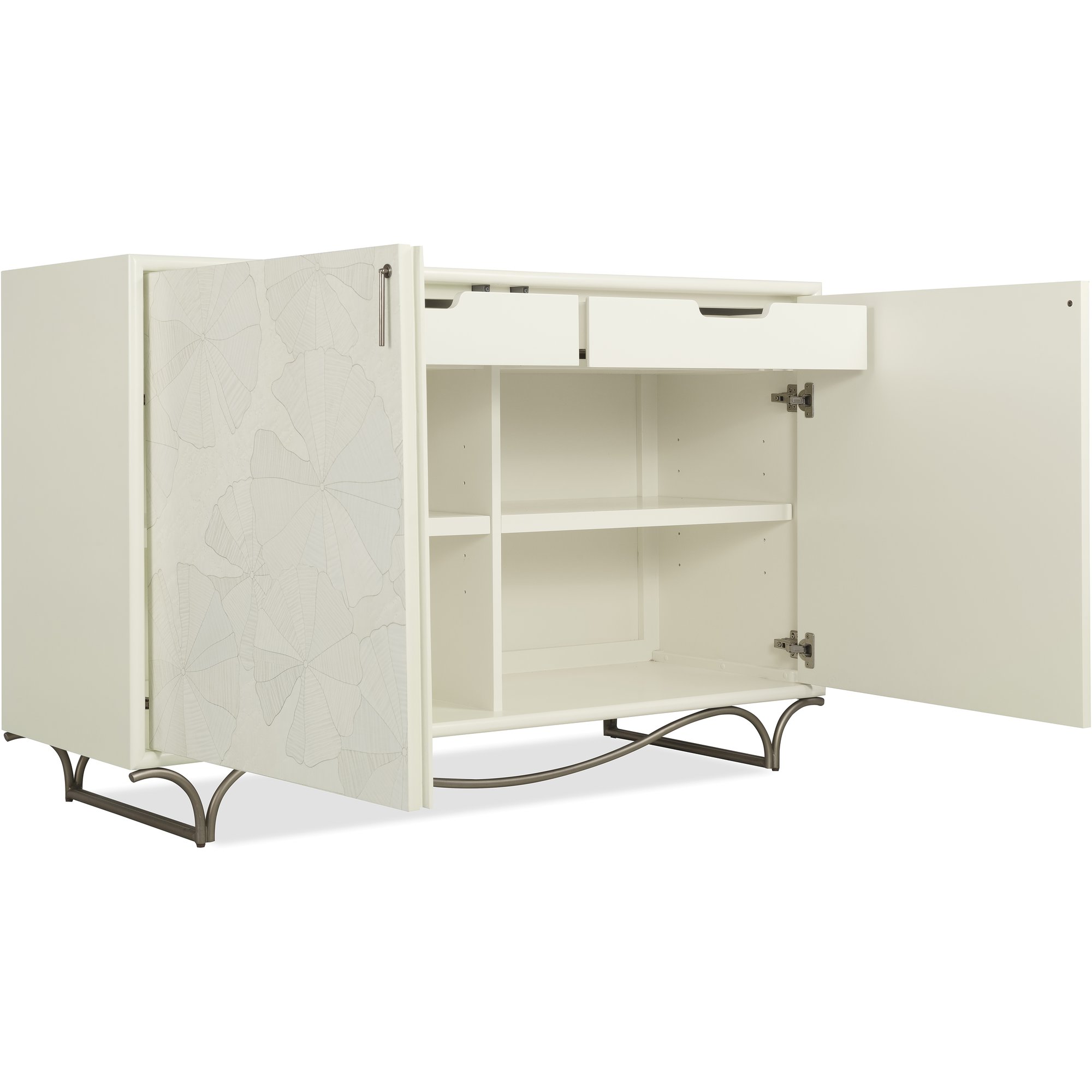 Melange White Lotus Hall Chest 2 Melange White Lotus Hall Chest - Image 2