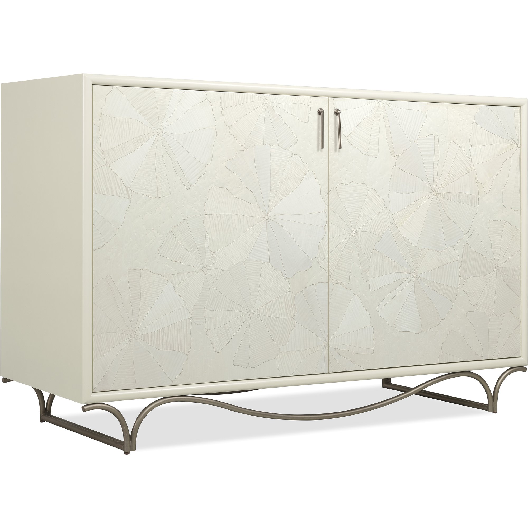 Melange White Lotus Hall Chest