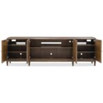 Melange Burleigh Entertainment Console 628-55110-89 628 55110 89 open straight silo
