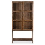 Melange Mulholland Display Cabinet 628-75018-82 628 75018 82 straight silo2