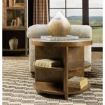 Melange Mulholland Round End Table 628-80606-82 628 80606 75018 82 room 1