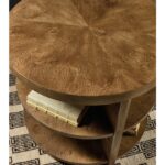 Melange Mulholland Round End Table 628-80606-82 628 80606 82 detail