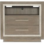 Serenity Balboa Two Drawer Nightstand 5 Serenity Balboa Two Drawer Nightstand 6350-90016-95 6350 90016 95 straight silo