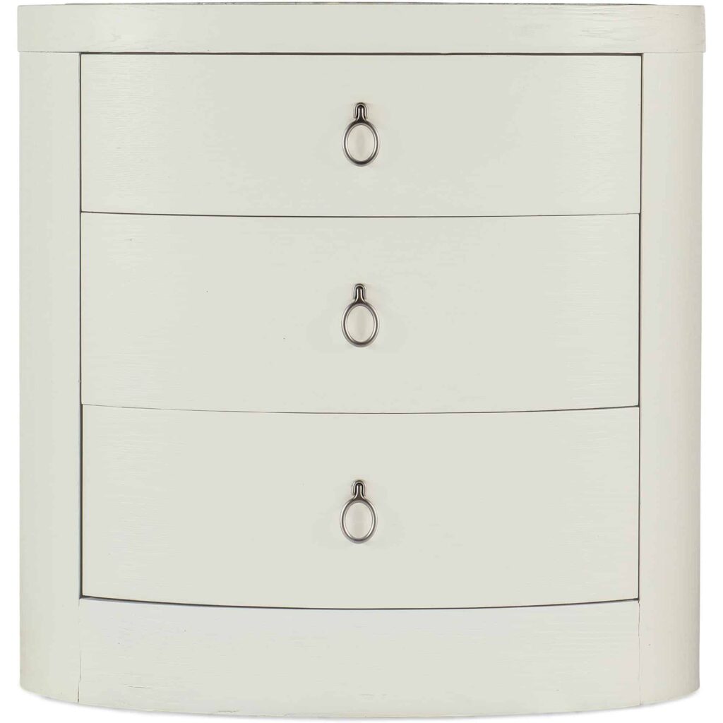 Serenity Wavecrest Oval Nightstand - Image 2