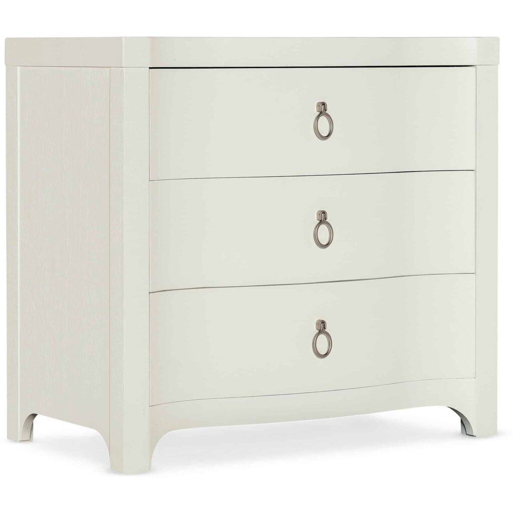 Serenity Antigua Three Drawer Nightstand