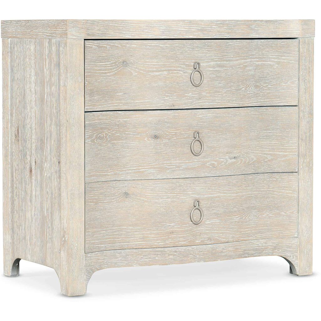 Serenity Antigua Three Drawer Nightstand