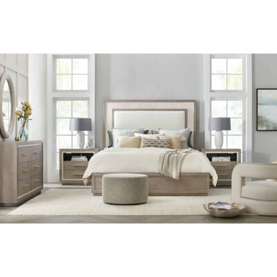 Serenity Rookery Cal King Upholstered Panel Bed 6350-90260-95 6350 90266 95 016 95 room2