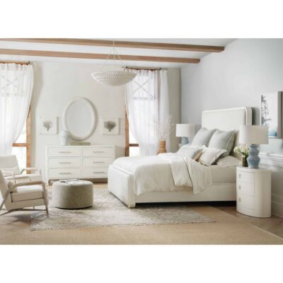 Serenity Ashore King Upholstered Panel Bed 6350-90366-03 6350 90366 203 03 90115 02 90007 04 room