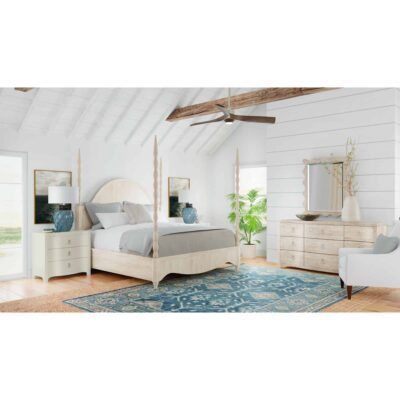 Serenity Jetty Cal King Poster Bed 6350-90660-80 6350 90666 202 008 80 116 02 room