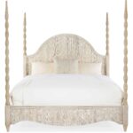 Serenity Jetty Cal King Poster Bed 8 Serenity Jetty Cal King Poster Bed 6350-90660-80 6350 90666 80 straight silo
