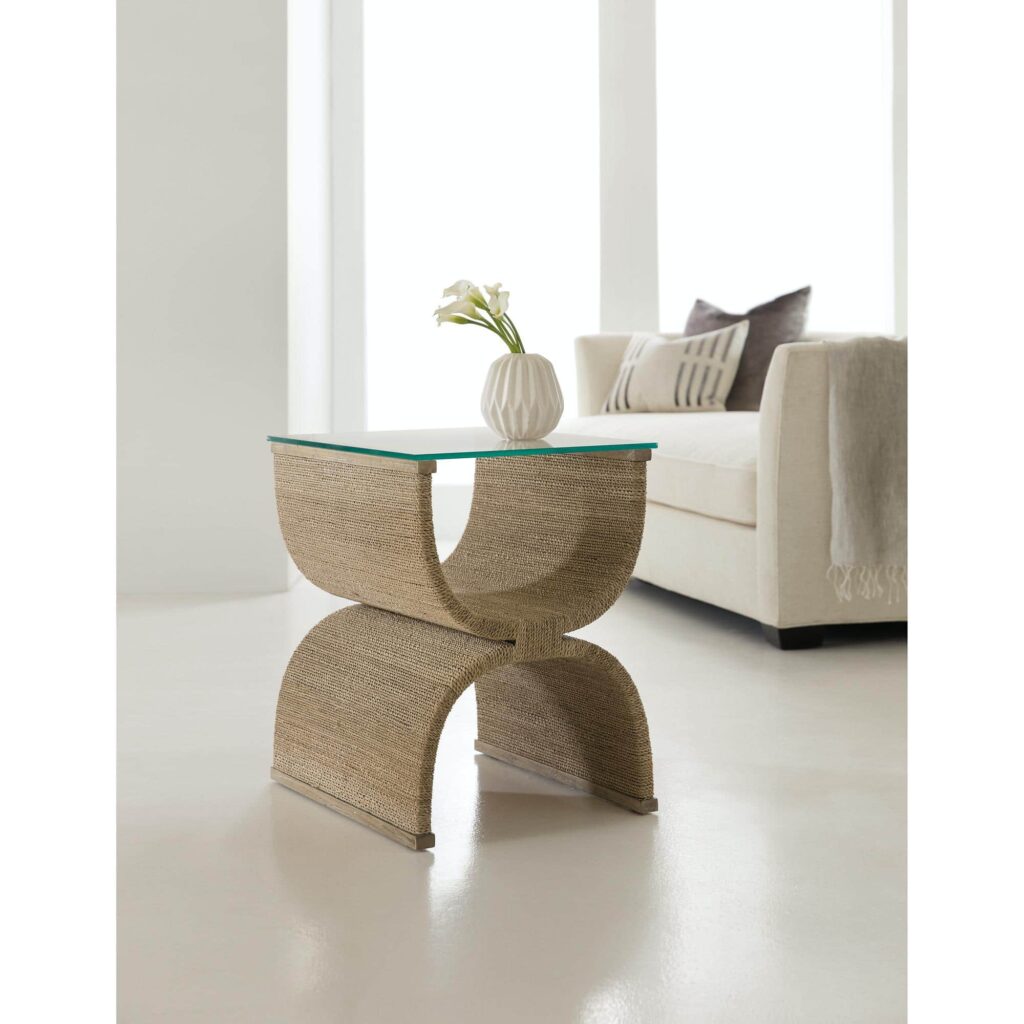 Melange Lenny Woven End Table - Image 3