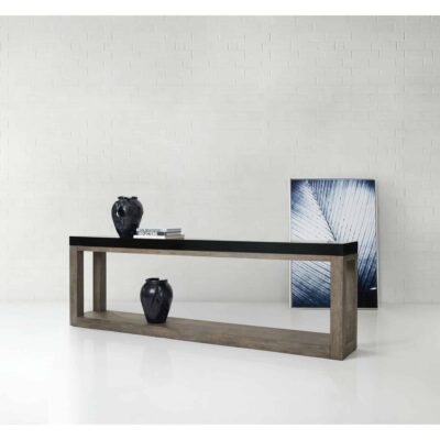 Melange Vienna Console 638-85425-BLK 638 85425 blk abstract