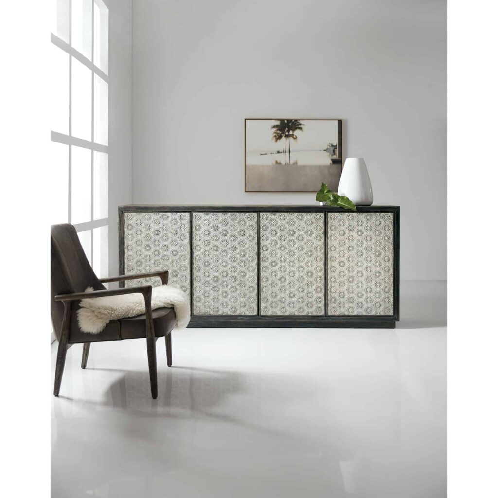 Melange Greystone Four-Door Credenza - Image 3