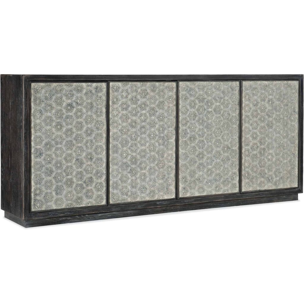 Melange Greystone Four-Door Credenza