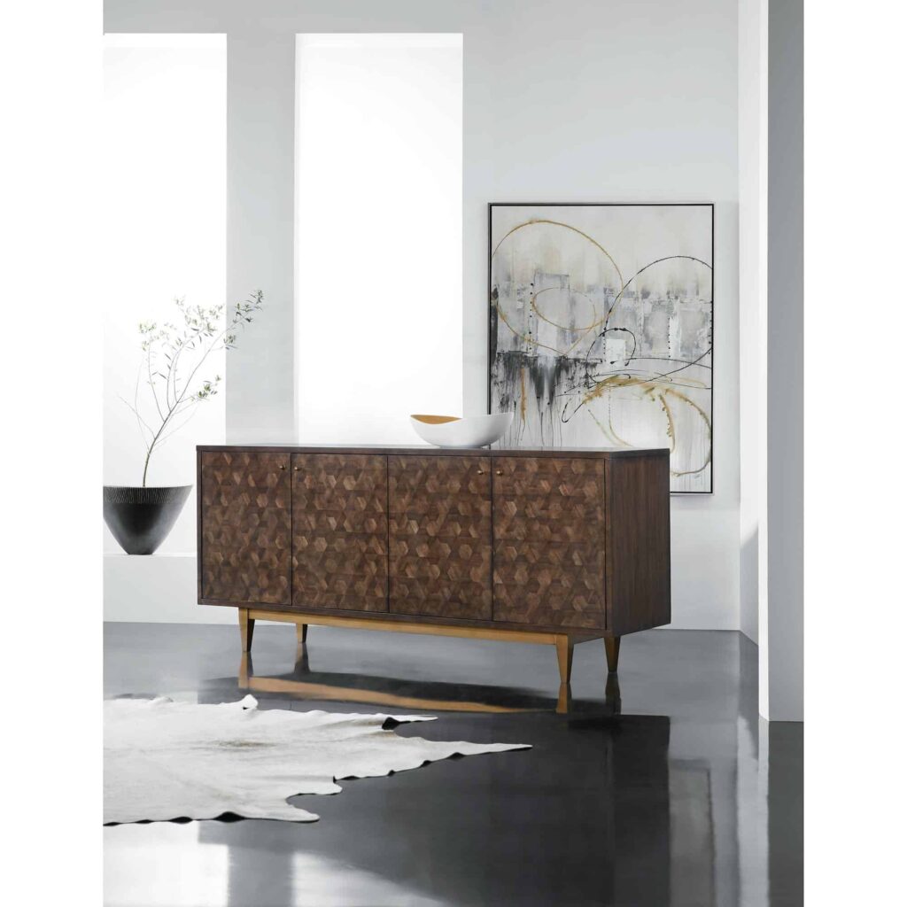 Melange Alpine Four-Door Credenza - Image 3