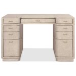 Marlowe Knee-Hole Desk 6420-10458-80 6420 10458 80 straight silo