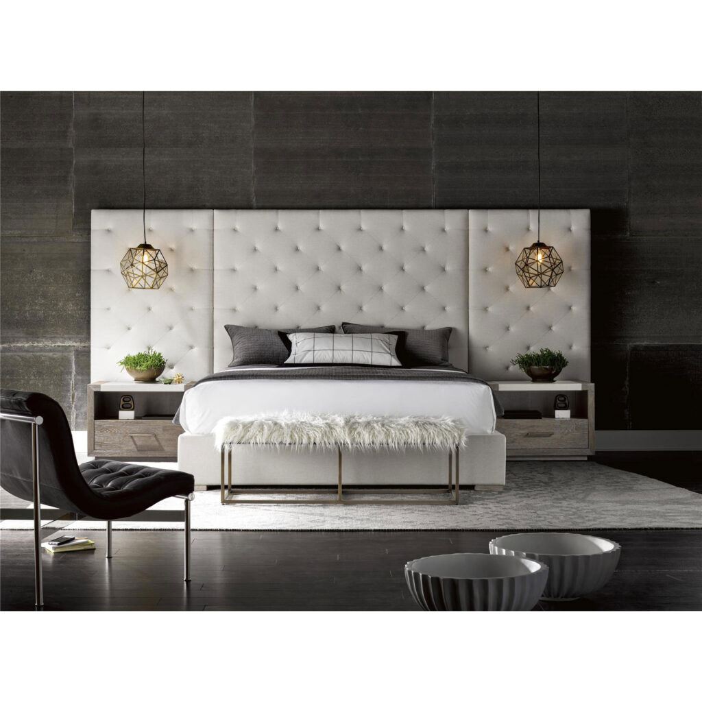 Modern Brando Cal King Bed with Panels - Image 2