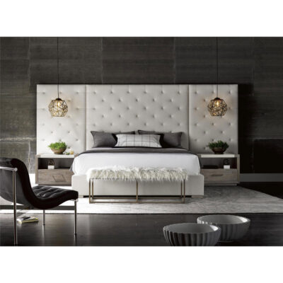 Modern Brando Cal King Bed with Panels 643230BW 643 BR RS05 220BW C