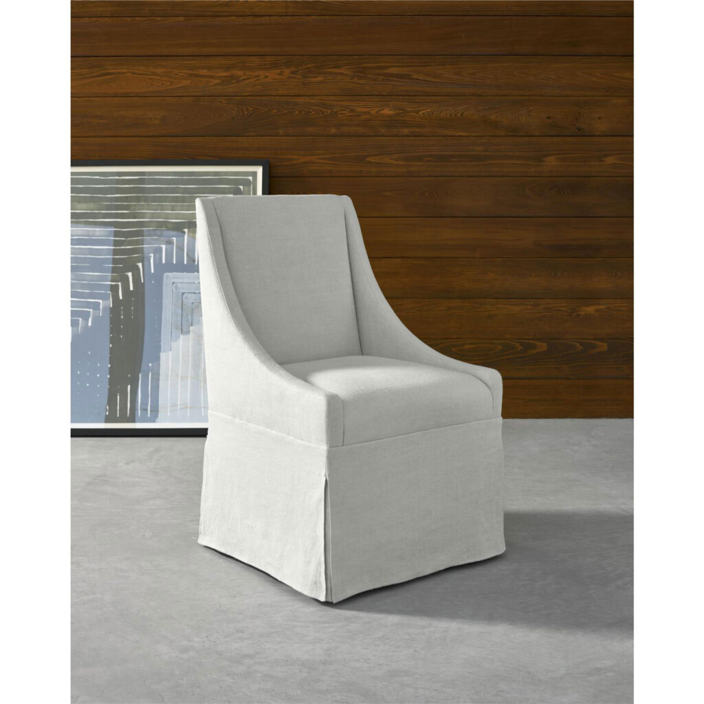 Modern Townsend Castered Dining Chair - Image 2