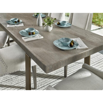 Modern Robards Rectangular Dining Table 645755 645 DR RS56 755 Detail C