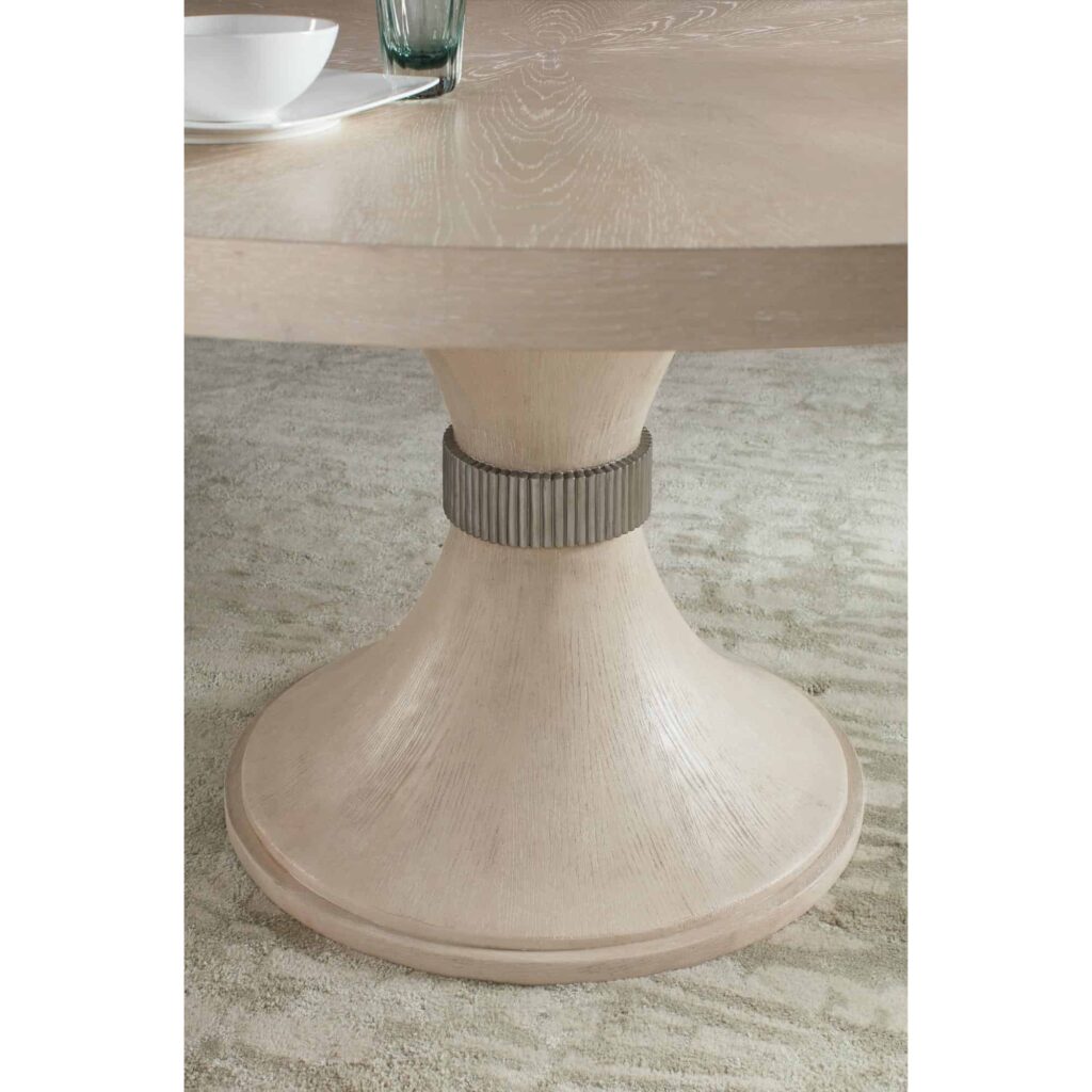 Nouveau Chic Round Pedestal Dining Table - Image 3